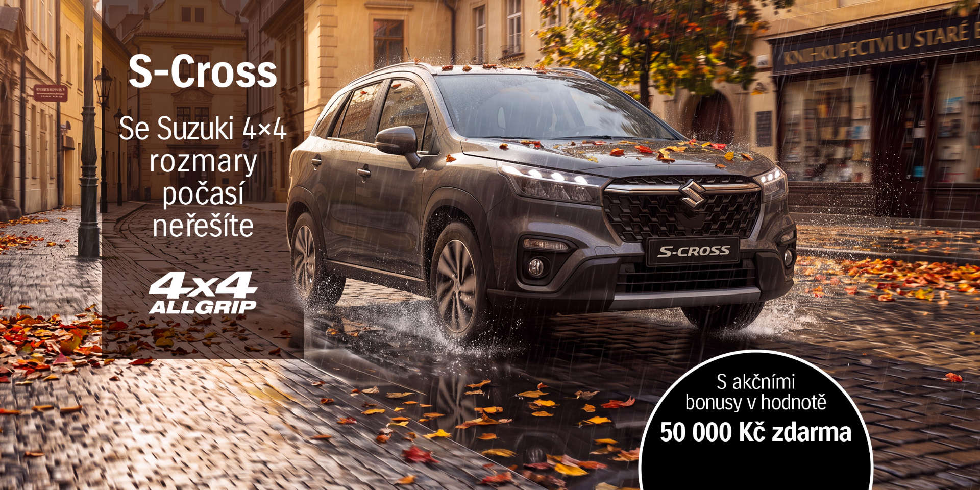 Suzuki S-Cross – podzimní bonusy v hodnotě 50 000 Kč