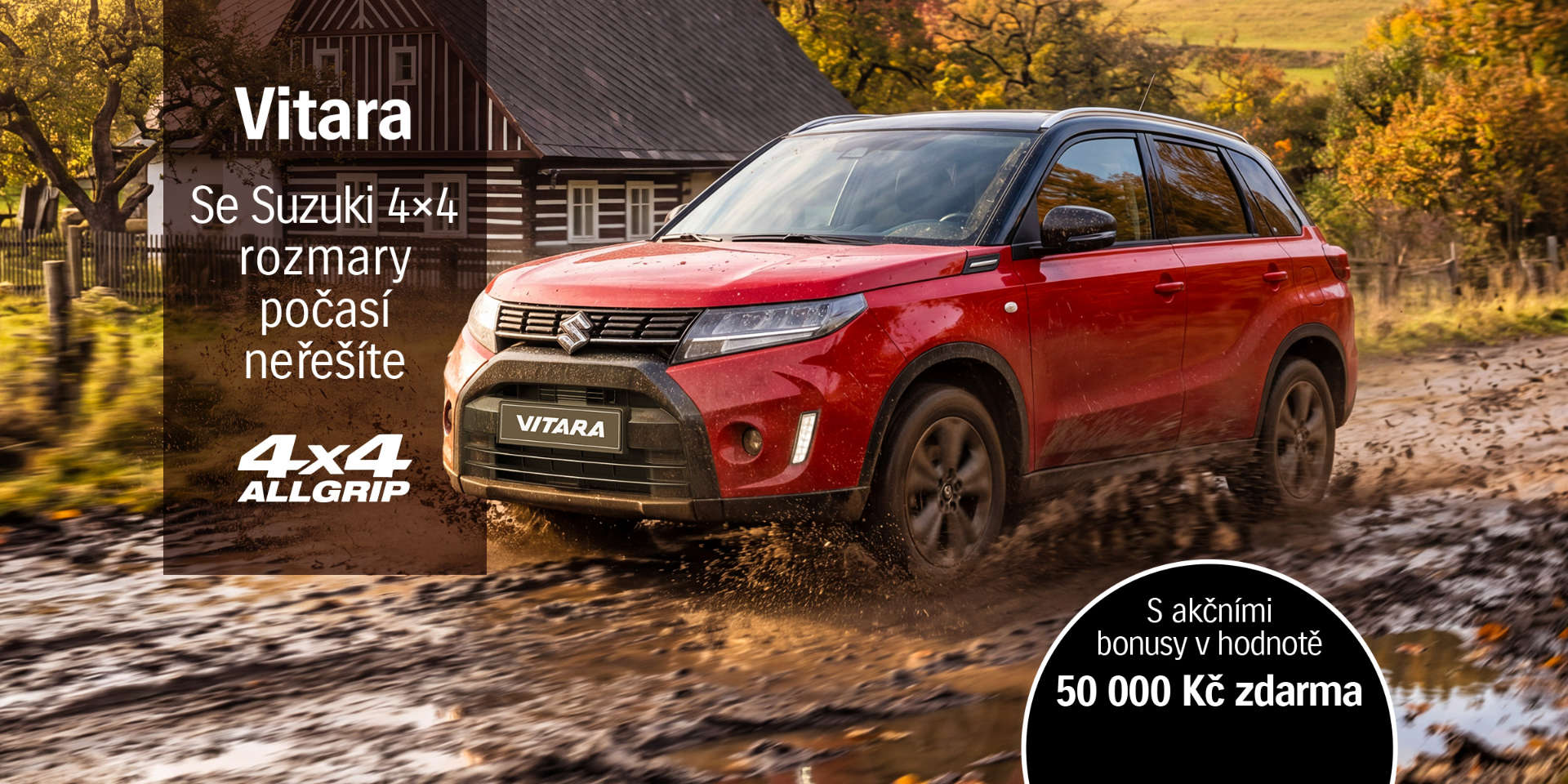 Suzuki Vitara – podzimní bonusy v hodnotě 50 000 Kč